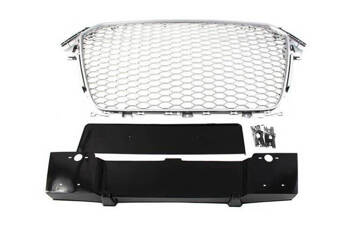 Grill Audi A4 B8 RS-Style Silver-Black PDC