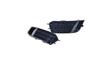 Fog Light Covers Audi A1 8X Gloss Black
