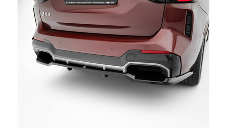 Splitter BMW iX3 G08 M-Pack Facelift Rear Central with Diffuser