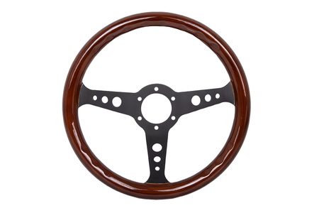 Steering wheel 350mm Wood Black