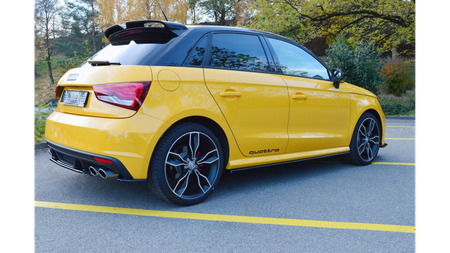 Diffuser Audi S1 8X Side Skirts Gloss Black