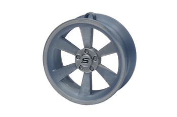 Zawieszka Slide Felga 02 Silver 70mm Brelok Bombka Świąteczna