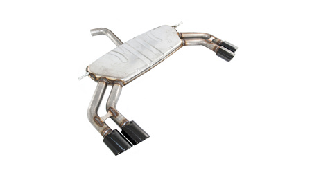 Exhaust Muffler Silencer suitable for AUDI A3 (8V) Sportback 2013-2019 with Black Tips only for S-Line