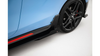 Side Skirts Hyundai Veloster N Mk2 Street Pro Black-Red + Gloss Flaps