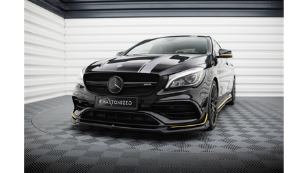 Splitter Mercedes-Benz CLA 45 Aero C117 Facelift Front v.4