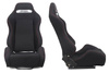 Racing seat R-LOOK Velvet Black