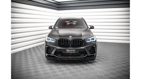 Splitter BMW X5 F95 M-Pack przód v.3 Gloss Black