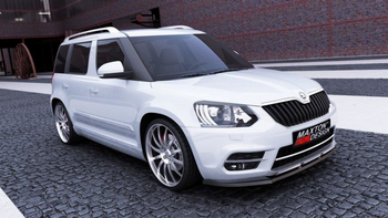 FRONT SPLITTER SKODA YETI CITY FACELIFT MODEL Gloss Black