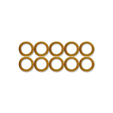 COPPER WASHERS - 10MM, 3/8", 1/8" 10 pieces