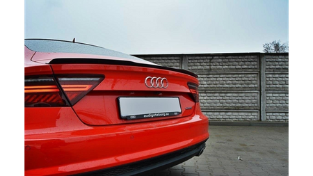Spoiler Cap Audi A7 C7 Facelift S-Line Gloss Black
