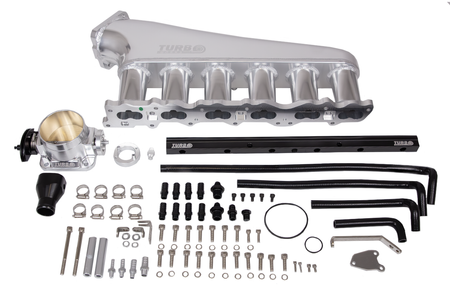 Intake manifold Nissan RB25 with throttle body and fuel rail
