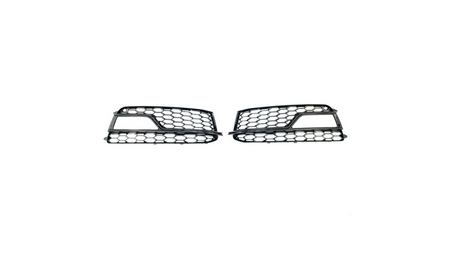 Fog Light Covers Audi A5 8T Facelift Gloss Black