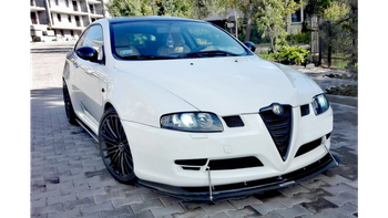 Splitter Alfa Romeo GT przód Hybrydowy ABS+Gloss Black