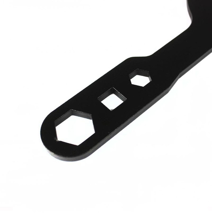 Threaded suspension adjustment keys