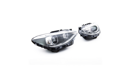 Lights BMW 1 F20 F21 Front LED Angel Eyes Black