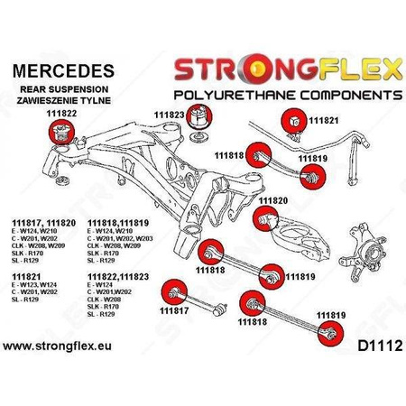 Full suspension bush kit SPORT