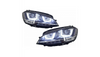 Lights Volkswagen Golf 7 Front Chrome