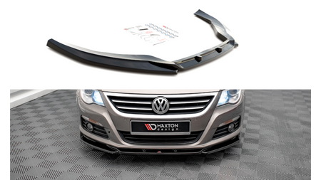 Splitter Volkswagen Passat CC Front v.4 Gloss Black