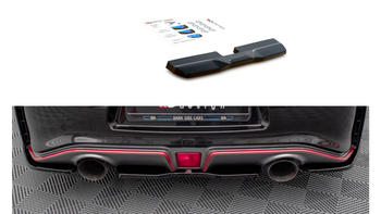 Splitter Nissan 370Z Nismo Facelift Rear Central Gloss Black
