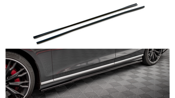 Diffuser Audi A8 D5 S-Line Side Skirts Gloss Black