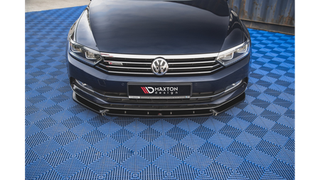 Splitter Volkswagen Passat B8 Front v.2 Gloss Black