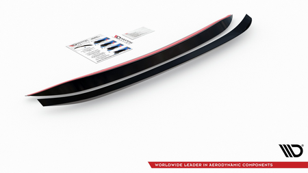 Spoiler Cap Ford Mondeo V Liftback Gloss Black