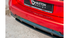 Splitter Peugeot 508 GT II Tył Środkowy Bez Dyfuzora Gloss Black