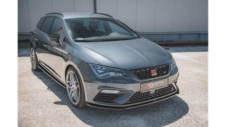 Splitter Seat Leon Cupra FR III Facelift przód v.4 Gloss Black