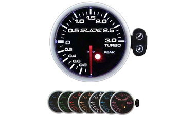 Slide PK-SC Gauge  52mm - Turbo Electric -1 do 3 BAR