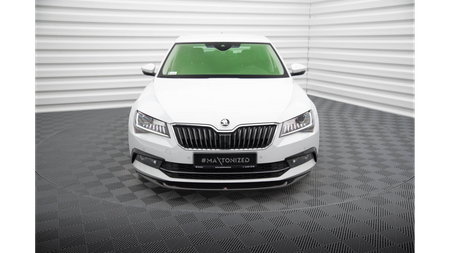 Splitter Skoda Superb III Front v.1 Gloss Black