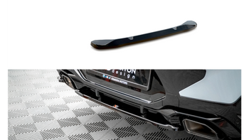 Splitter BMW X4 G02 Facelift M-Pack Rear Central Gloss Black