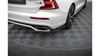 Splitter Volvo S60 III R-Design Tył Boczne Gloss Black