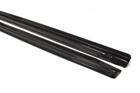 Side Skirts Diffusers Audi RS6 C6 - Gloss Black
