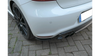 Splitter Volkswagen Polo V R WRC Rear Side Gloss Black