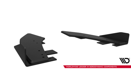 Splitter Audi S3 8Y Facelift Rear Side Street Pro Black + Gloss Flaps