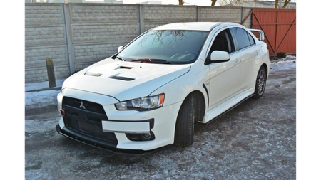 Splitter Mitsubishi Lancer Evo X Front v.1 Gloss Black