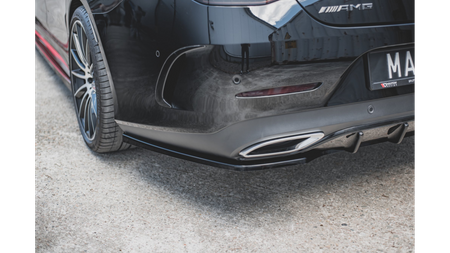 Splitter Mercedes-Benz CLS C257 Rear Central Gloss Black