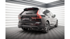 Splitter Volvo XC60 R-Design II Facelift Rear Central with Diffuser Gloss Black