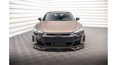 Splitter Audi e-Tron GT Front v.3 Gloss Black