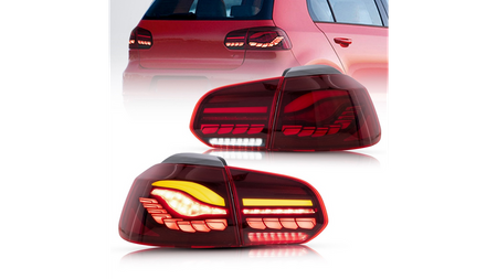 Lampy Volkswagen Golf VI Tył Dynamic LED Red