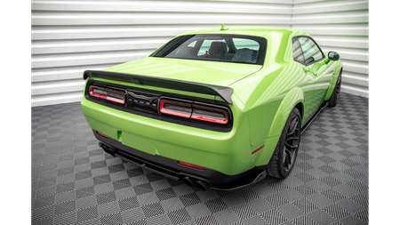 Splitter Dodge Challenger III SRT Hellcat Rear Central Gloss Black