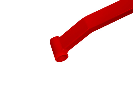 Front lower strut bar Fiat Seicento Cinquecento SC CC Red