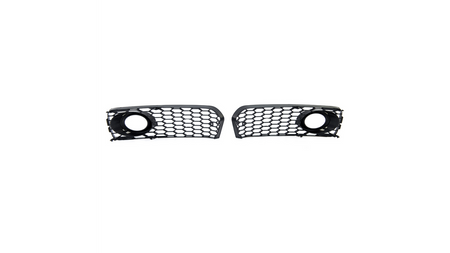 Fog Light Covers Audi A5 8T Gloss Black