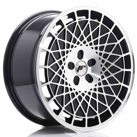 JR Wheels JR14 18x8,5 ET35-40 5H Blank Gloss Black Machined Face