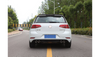Bumper Volkswagen Golf 7 Rear with Diffuser