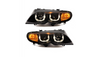 Lights BMW 3 E46 Facelift Front Black