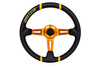 Steering wheel Pro 350mm offset:80mm Leather Black