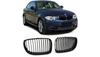 Grill BMW 1 E81 E82 E87 E88 Facelift pojedyncze żeberka Matt Black