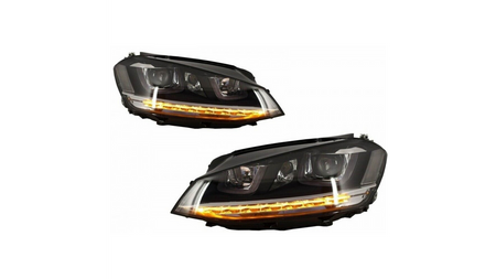 Lights Volkswagen Golf 7 Front Chrome