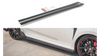 Diffuser Honda Civic X Type-R Side Skirts Racing v.2 Black-Red